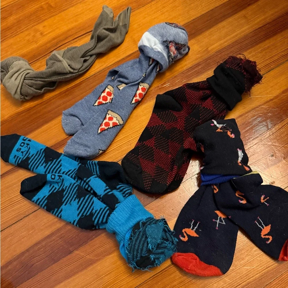 Colorful Patterned Men's Socks Set - Picture 2 of 2
